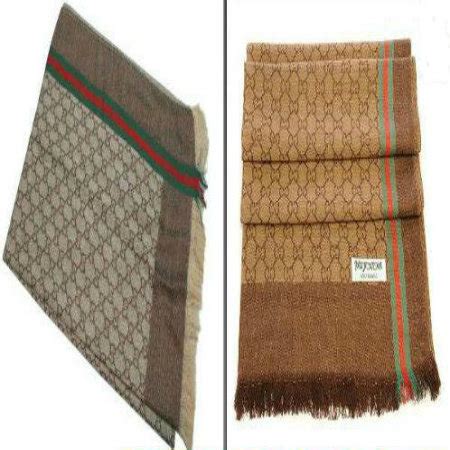 fake gucci silk scarf vs real|gucci monogram scarf.